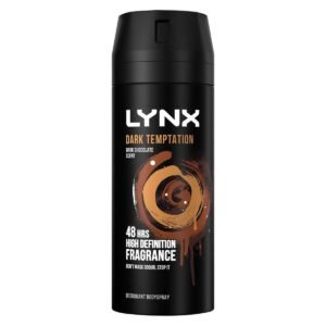 Lynx Body Spray Dark Temptation 48-H High Definition Fragrance Deo, 6x150ml