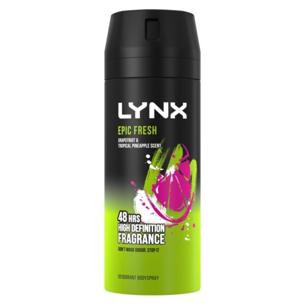 Lynx Epic Fresh Grapefruit & Pineapple Body Spray Men 150ml