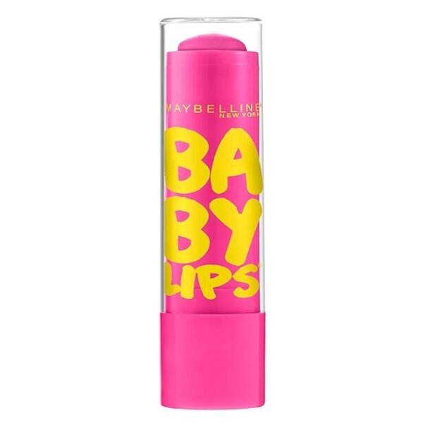 Maybelline New York Baby Lips Moisturizing Lip Balm, Pink Punch, 0.15 oz.